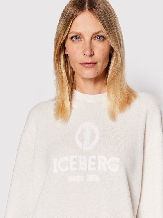 Iceberg Iceberg Úpletové šaty 22II2P0AH067054 Béžová Regular Fit