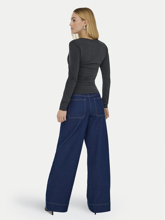 ONLY ONLY Bluză Free Life 15365605 Negru Regular Fit