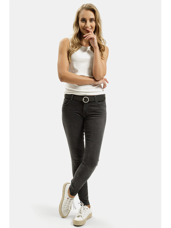 Cross Jeans Cross Jeans Jeansy P 419-038 Czarny Super Skinny Fit