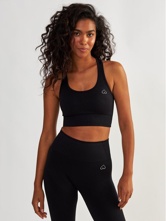 BeShaped BeShaped Biustonosz sportowy Bezszwowy Femme Force Czarny