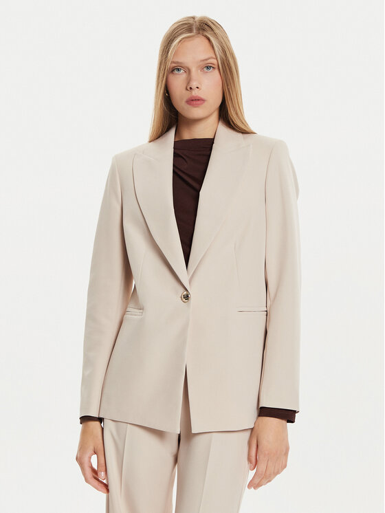 Maryley Maryley Піджак 24IB187/M05 Écru Regular Fit