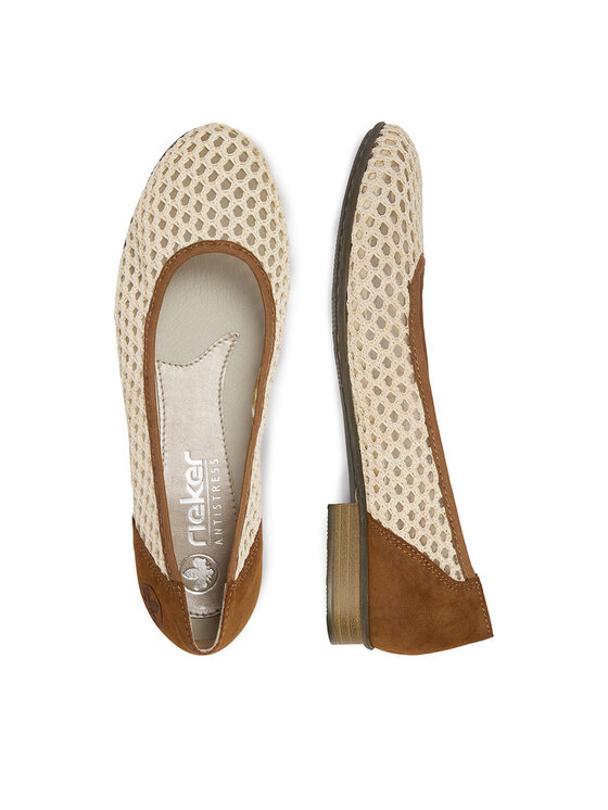 Rieker Rieker Ballerinas CEO-51960-60 Hellbeige