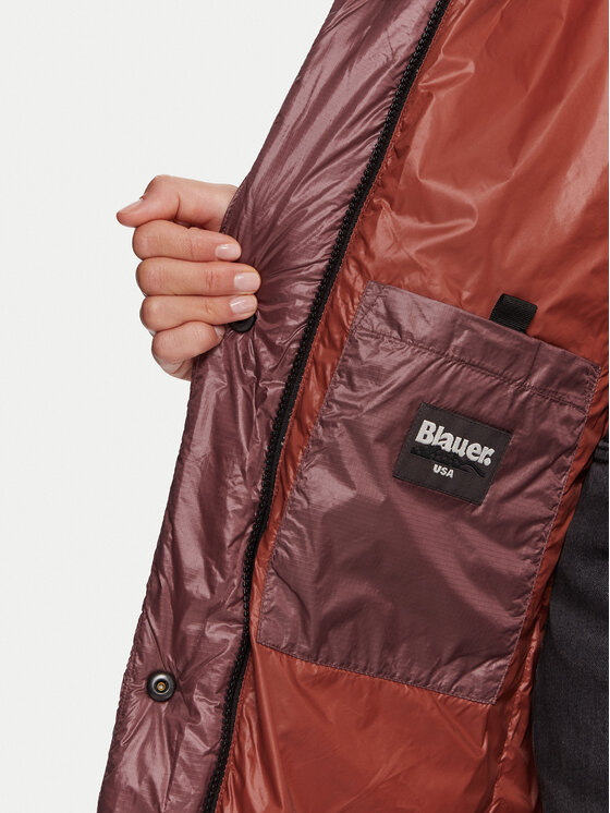 Blauer Blauer Wintermantel 25WBLDK02073 Dunkelrot Regular Fit