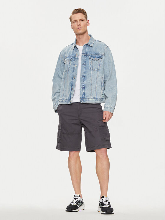Jack & Jones Jack & Jones Szorty materiałowe Jpstcole 12253222 Czarny Loose Fit