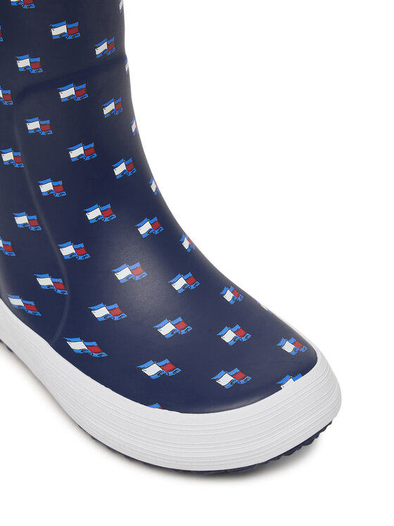 Tommy Hilfiger Tommy Hilfiger Cizme de cauciuc Rain Boot T3XC-33922-1846 S Bleumarin