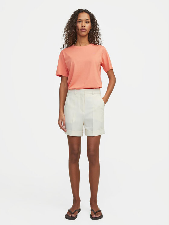 JJXX JJXX Pantaloncini di tessuto Mary 12213192 Écru Regular Fit