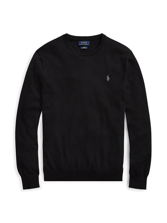 Polo Ralph Lauren Polo Ralph Lauren Džemper Ls 710684957008 Crna Slim Fit