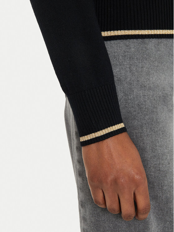 Versace Jeans Couture Versace Jeans Couture Džemper 77HAFM21 Crna Regular Fit