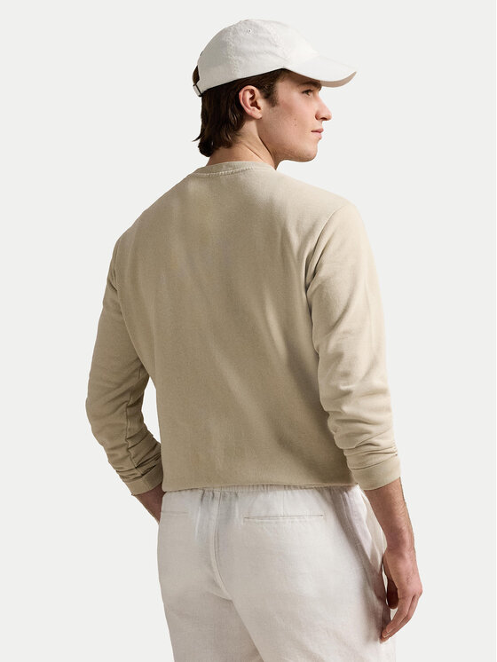 Polo Ralph Lauren Polo Ralph Lauren Majica dugih rukava 710916689025 Bež Regular Fit