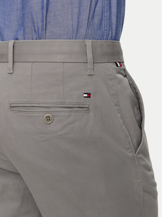 Tommy Hilfiger Tommy Hilfiger Chino kalhoty Denton MW0MW25964 Šedá Straight Fit