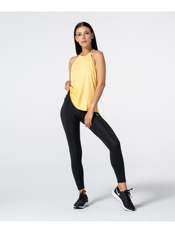 Carpatree Carpatree T-Shirt TankTopString Żółty Relaxed Fit