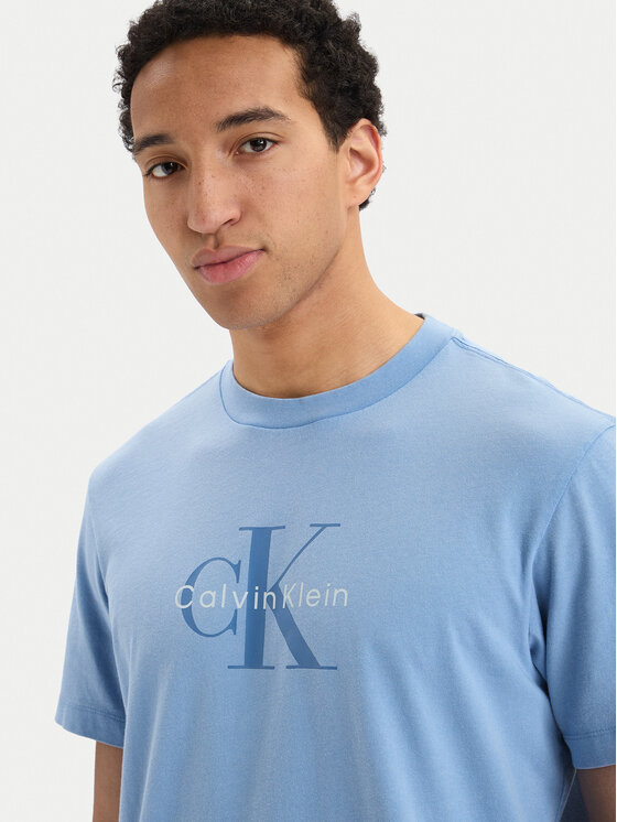 Calvin Klein Jeans Calvin Klein Jeans T-shirt SS 20S LV04RG832G Azzurro chiaro Regular Fit