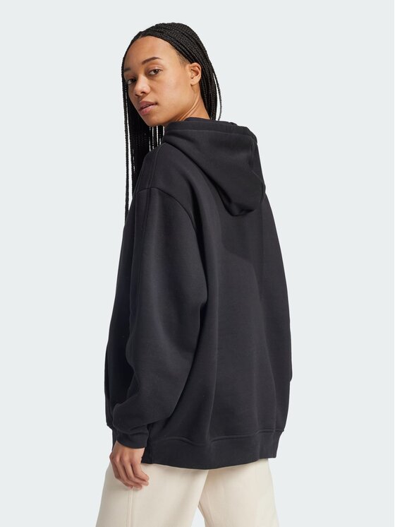 adidas adidas Bluza Essentials Oversized Czarny Oversize