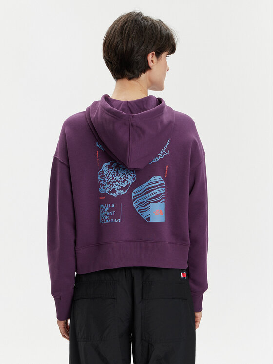 The North Face The North Face Mikina NF0A880P Fialová Regular Fit