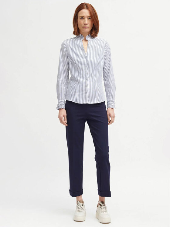 Bariloche Bariloche Bluzka Granada Biały Slim Fit