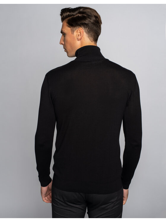 Borgio Borgio Golf goito Czarny Classic Fit