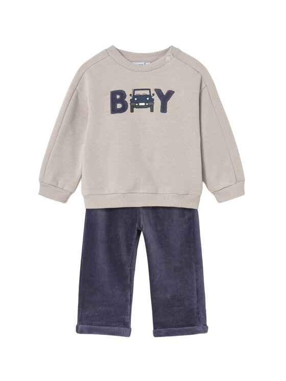 Mayoral Dres 2513 Brązowy Regular Fit