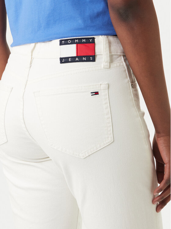 Tommy Jeans Tommy Jeans Blugi DW0DW22986 Alb Slim Fit