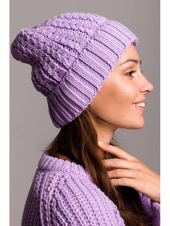 BeWear BeWear Czapka bk057 Fioletowy