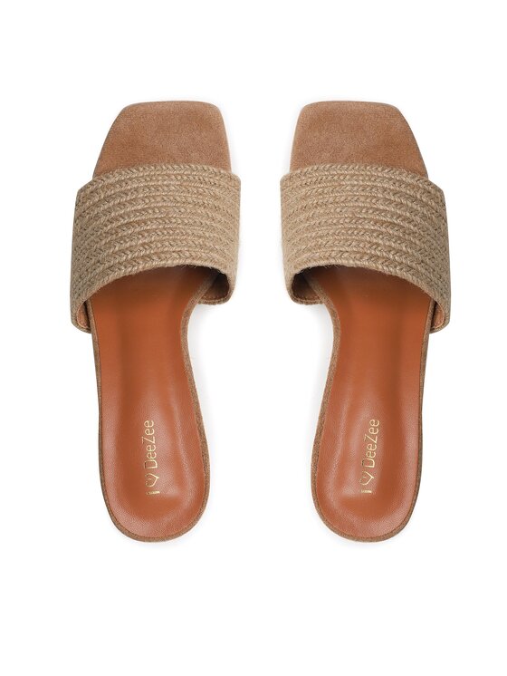 DeeZee DeeZee Pantoletten MELANCHOLY HRT220498 Beige