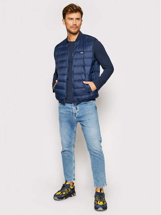 Tommy Jeans Liemenė Packable DM0DM10964 Tamsiai mėlyna Regular Fit •  Modivo.lt