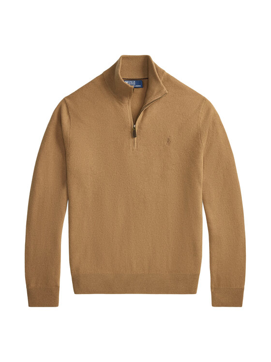 Polo Ralph Lauren Polo Ralph Lauren Sweter 710876756505 Beżowy ciemny Regular Fit