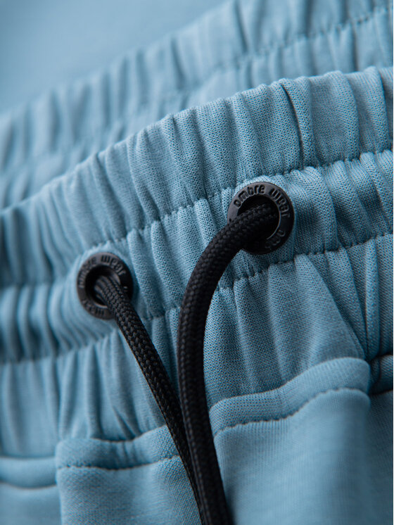Ombre Ombre Spodnie dresowe OM-PASK-0226 Niebieski Regular Fit