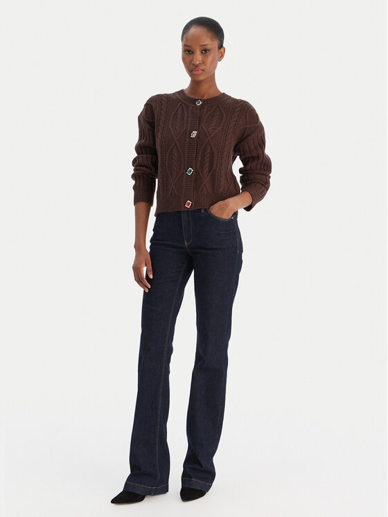 Liu Jo Liu Jo Cardigan MF5423 MS040 Marrone Regular Fit