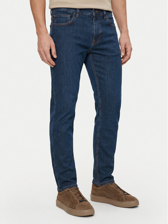 BOSS Blugi Delaware Bo 50564546 Bleumarin Slim Fit