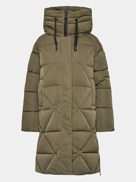 REPLAY REPLAY Talvejope W7664R.000.84466 Roheline Relaxed Fit