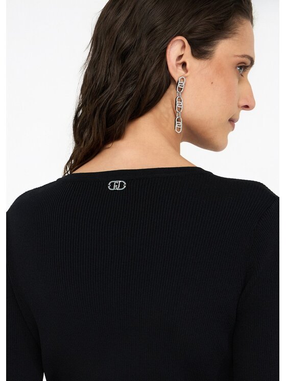 Liu Jo Liu Jo Maglione MF5042MS55N22222 Nero Slim Fit