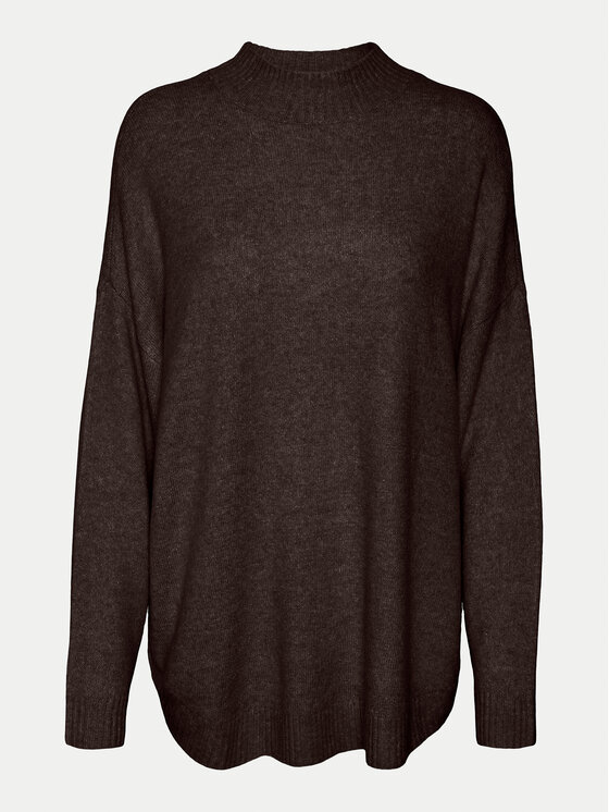 Vero Moda Vero Moda Džemper Plaza 10290784 Smeđa Loose Fit