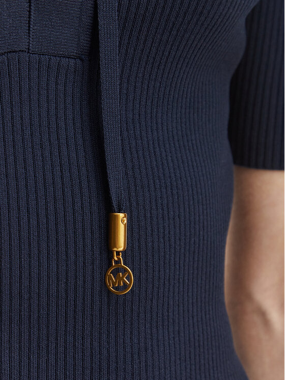 MICHAEL Michael Kors MICHAEL Michael Kors Blúzka MS661FZ5ZV Tmavomodrá Slim Fit