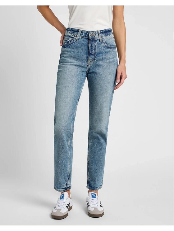 Lee Lee Jeansy CAROL Niebieski Regular Fit