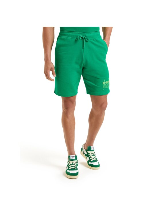 Diadora Diadora Szorty sportowe BERMUDA MANIFESTO Zielony Basic Fit