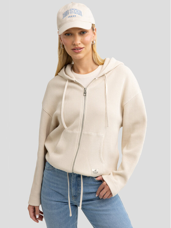 BIG STAR BIG STAR Bluza GRALA_103_170 Beżowy Classic Fit