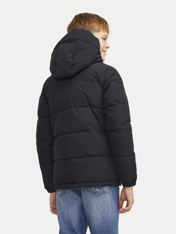 Jack&Jones Junior Jack&Jones Junior Μπουφάν χειμωνιάτικο Otto 12258547 Μαύρο Regular Fit