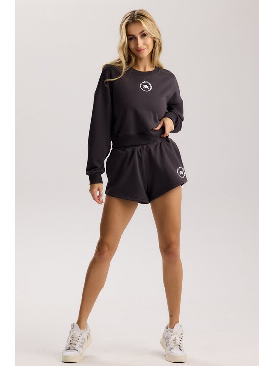 ROUGH RADICAL ROUGH RADICAL Felpa COTTON ACTIVE CROP WOMEN Grigio Regular Fit