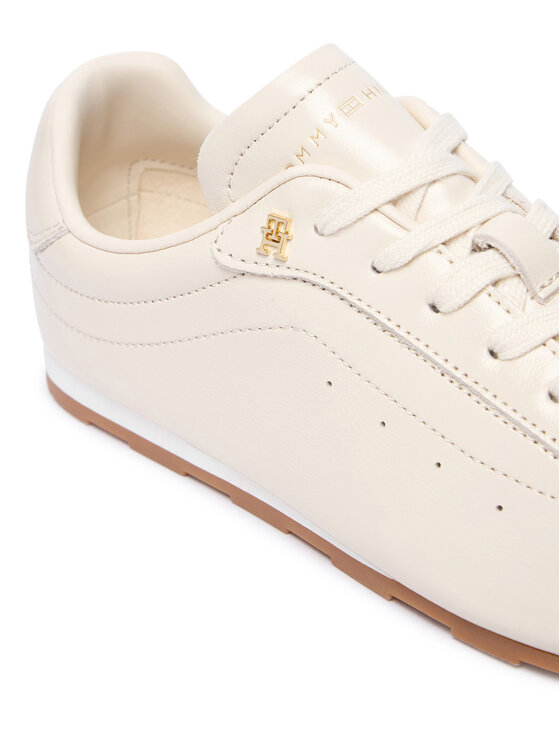Tommy Hilfiger Tommy Hilfiger Сникърси Bella Sneaker Leather FW0FW09495 Кремав