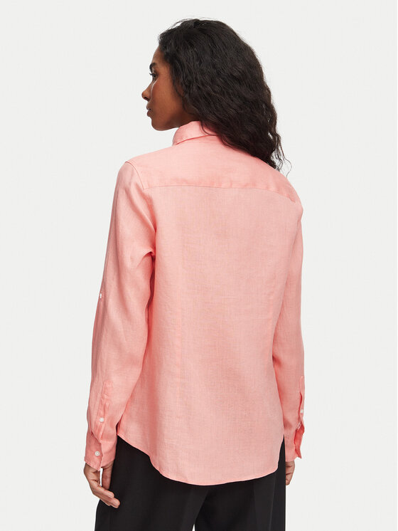 Beverly Hills Polo Club Beverly Hills Polo Club Πουκάμισο P-SS26W-SH0004 Κοραλλί Regular Fit
