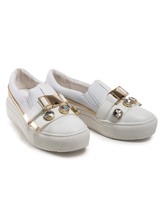 Eva Minge Eva Minge Sneakers aus Stoff EM-41-09-001074 Weiß