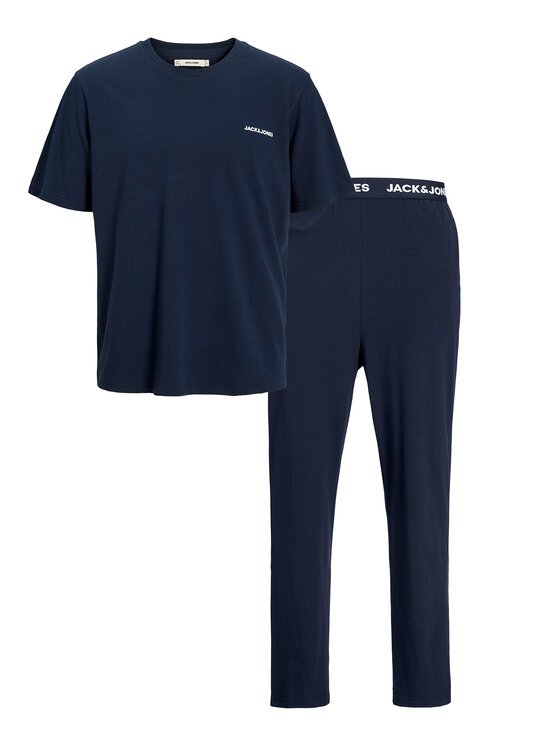 Jack&Jones Piżama Everest 12273633 Granatowy Standard Fit