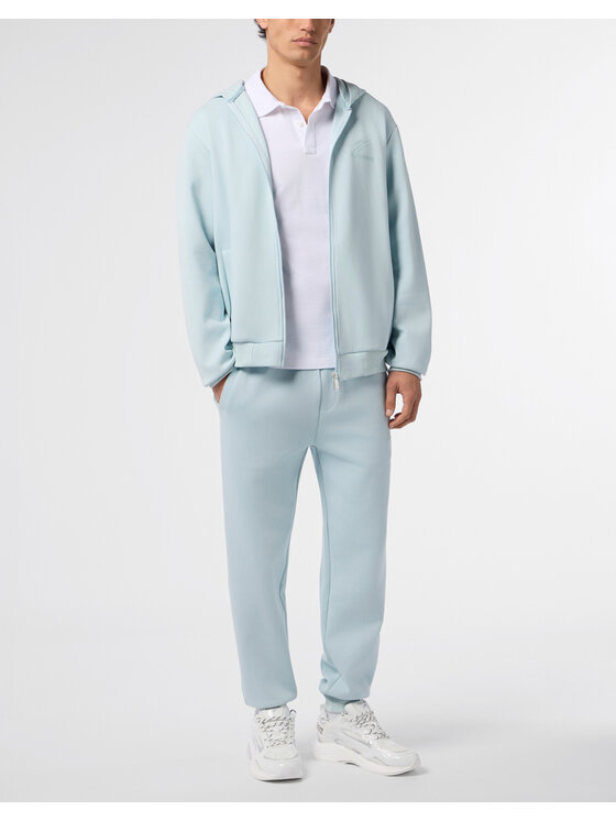 Plein Sport Plein Sport Felpa 29087 Celeste Athletic Fit