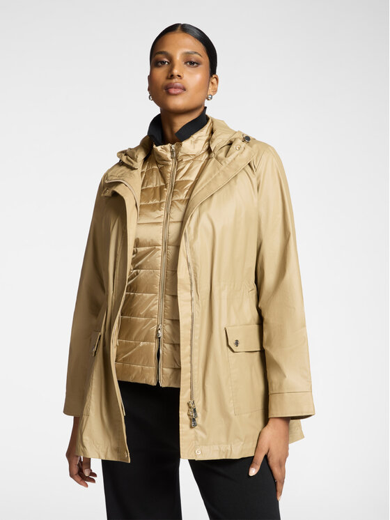 Elena Mirò Elena Mirò Giubbotto piumino F245P000188N022 Marrone Regular Fit