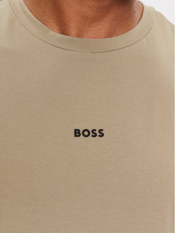 BOSS Boss T-shirt Tchup 50473278 Bež Relaxed Fit