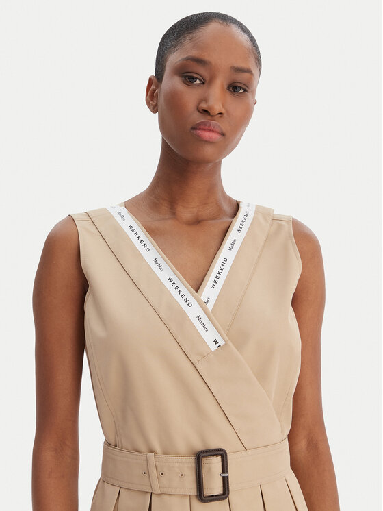 Weekend Max Mara Weekend Max Mara Rochie de zi Cono 2615221021 Bej Regular Fit
