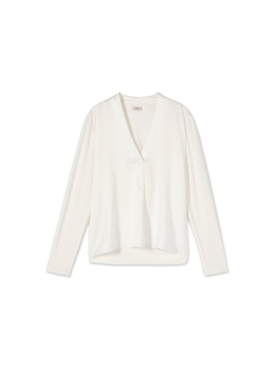 Oltre Oltre T-shirt G388J204557N011 Bianco Regular Fit