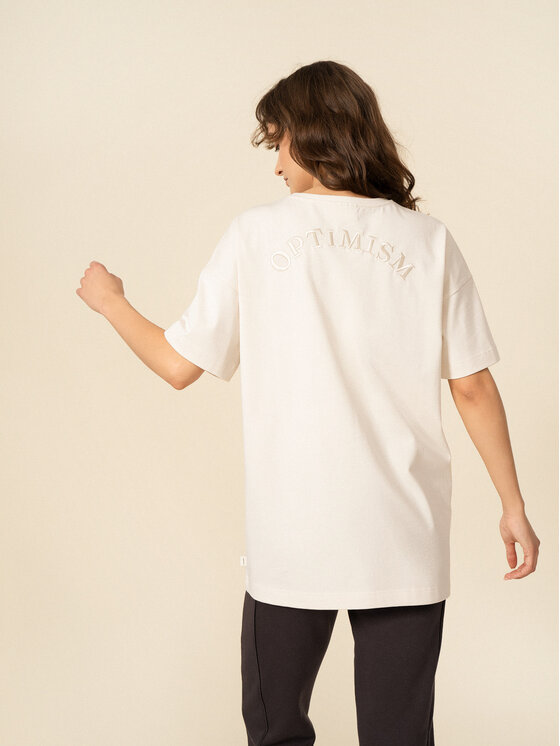 T-shirt OTHSS23TTSHF417 Écru Oversize