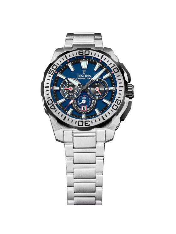 Festina Festina Zegarek F20724-2 Srebrny
