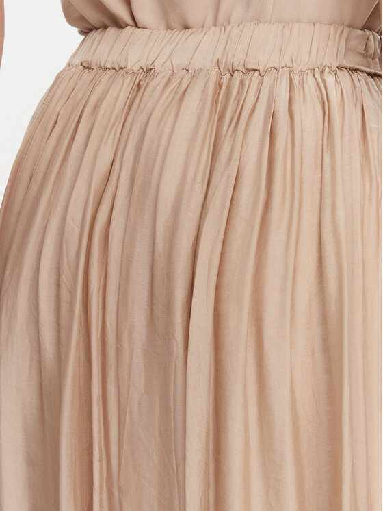 ViCOLO ViCOLO Gonna midi TD0022 Beige Regular Fit